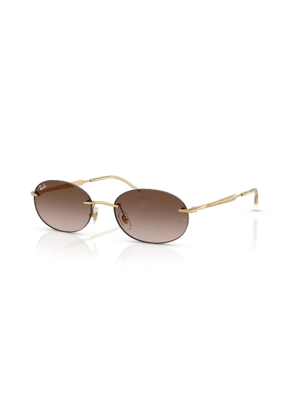 New Ray-Ban Unisex Sunglasses Gold Brown Lens Metal Frame Ray Ban RB3767 001 13